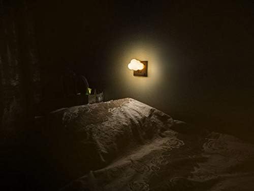 AUSAYE 2 Pack LED Night Light Plug in Lamp Cloud Night Light Mini Pretty Night Lights for Adults Kids NightLight White