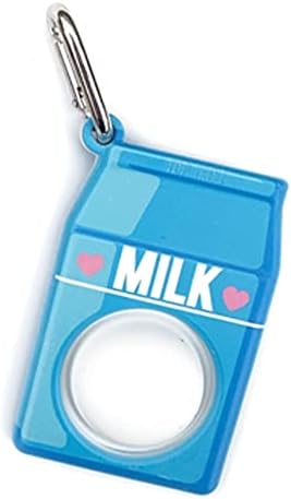 TOP TRENZ OMG Pop Fidgety Bubble Fidget Toy Stress Relief Anxiety Boredom Keychain (BFF-Milk),7D-TMB3-E9M8