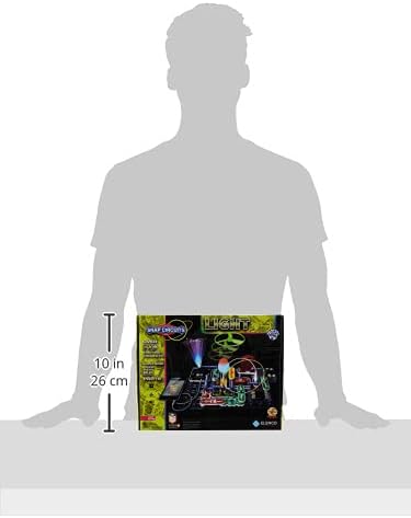 Snap Circuits Light Electronics Exploration Kit | Over 175 Exciting STEM Projects | Full Color Project Manual | 55+ Snap Circuits Parts | STEM Educational Toys for Kids 8+