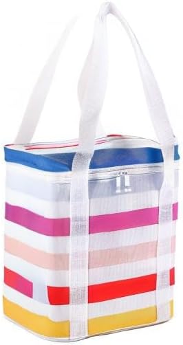 4 Bottle Wine Bag,Insulated&Leakproof Wine Cooler Bag,Wine Carrier Wine Tote Bag Wine Bottle Bag,Insulated Cooler Bag for Travel Picnic Beach Camping,Wine Gifts for Women Wine Lover,Wine Accessories