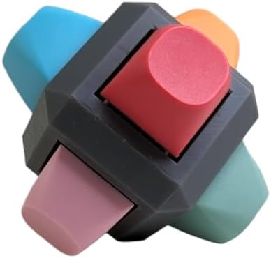 Switch Fidget Cube Tester with Mechanical Keyboard Switches and Keycaps (Gray)