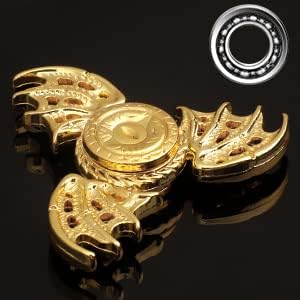 Dragon Fidget Spinner Anti Anxiety Toys Stress Relief Reducer Spin Fidgets Finger Hand Bearing Finger Spinners Toy Focus Fidgeting Restless Tri Spinner Best Novelty Gift for Adults Kids