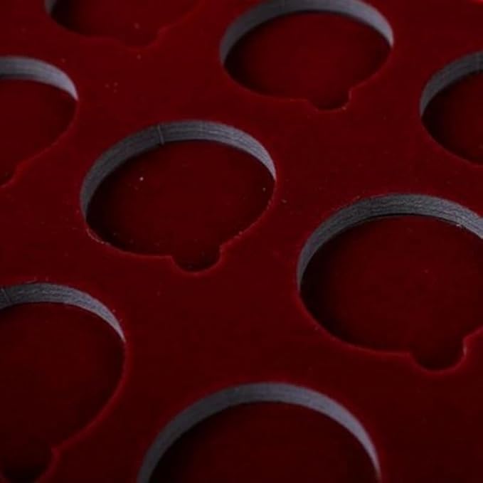 12 Coins Wooden Storage Box Case Display Collection Holder Container for 45mm 1 Ounce Coins