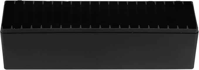 JAPCHET 8 Pack Coin Slab Storage Box with 20 Slab Coin Holders, Black Plastic Coin Case for Collectors 2.7 x 10.4 x 3.5 Inch