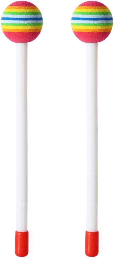 Floor Tom Drum for Kids 10 inch Percussion Instrument Music Drum with 2 Mallets for Baby Children Special Christmas Birthday Gift