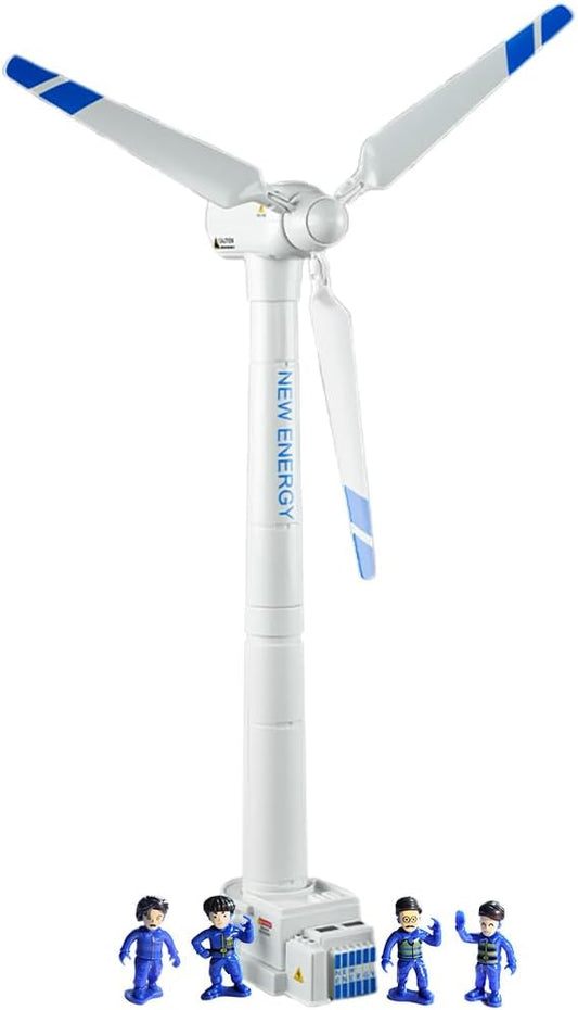 Miracland Wind Turbine Toy, 21.65 Inch Large Size Windmill Toy Clockwork Generator Model STEM Science Kit