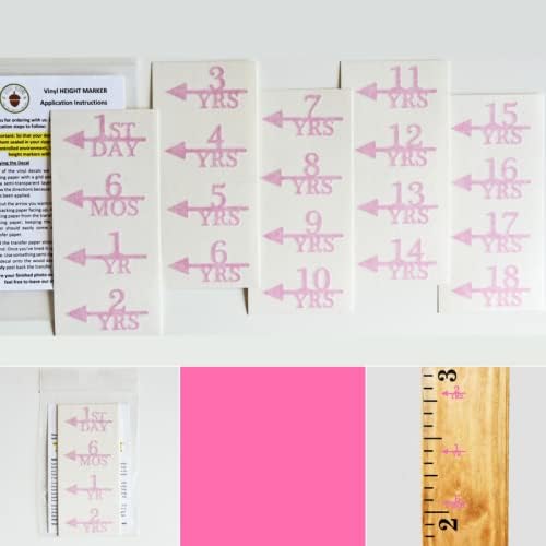 Little Acorns ADD ON - DIY Vinyl Growth Chart Ruler - Height Marker Arrows ONLY