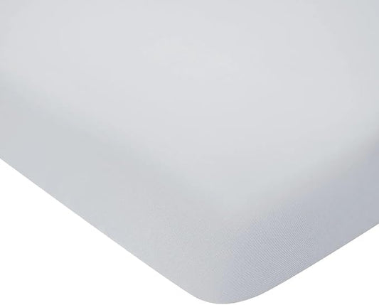 Kyte Baby Soft Crib Sheet - Standard Fitted Crib Sheet Made with Rayon from Bamboo, Ultra-Gentle and Breathable (Storm)