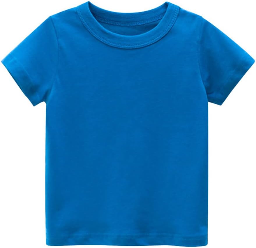 Boys' 4-Pack Excavator Short Sleeve Crewneck T-Shirts Top Tee Size 2-7 Years Toddler Boys' Value Pack Cotton T-Shirt