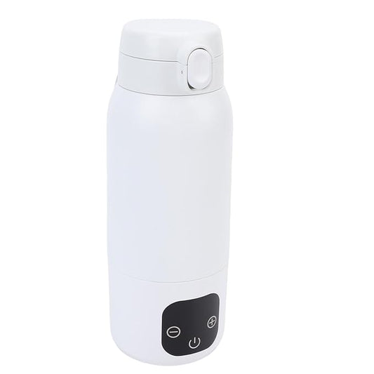 Fockety Baby Milk Warmer, 500ML Large Capacity Portable Bottle Warmer Leakage Travel Baby Milk Heater for Breastmilk and Formula