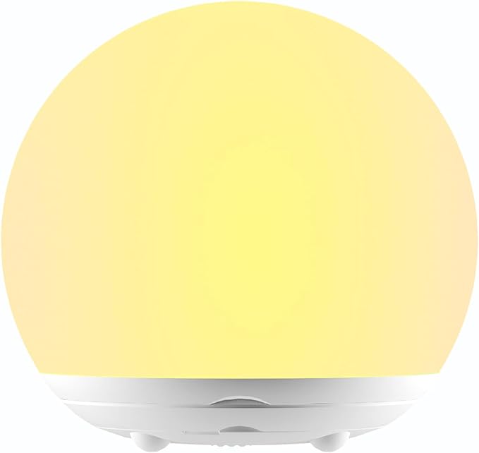 Night Light for Kids,7 Colors Dimmable Baby NightLight, Timer+Touch Control for Baby Nursery Lamp, Portable+Rechargeable for Kids Toddler Night Lamp
