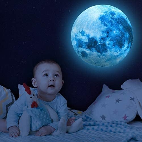 1078Pcs Glow in The Dark Stars for Ceiling Glowing Space and Moon Decals Universe Stickers Kids Wall Decor Perfect for Boys Girls Nursery Bedroom Living Room