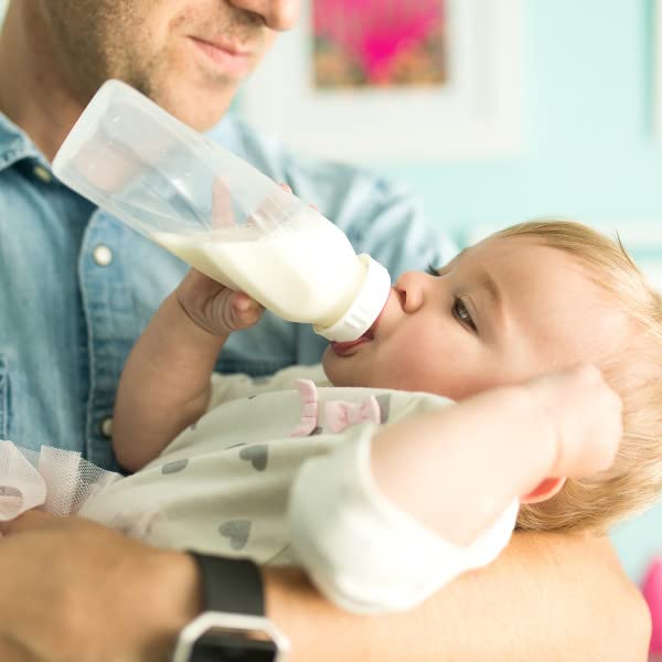 Evenflo Feeding Classic BPA-Free Silicone Fast Flow Nipples - 8 Months+, 6 Pack,Clear