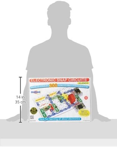 Snap Circuits Classic SC-300 Electronics Exploration Kit | Over 300 Projects | Full Color Manual Parts | STEM Educational Toy for Kids 8+ 2.3 x 13.6 x 19.3 inches