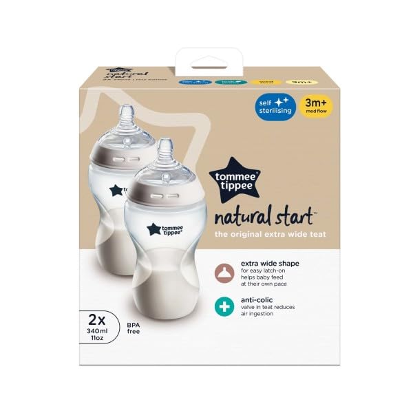 Tommee Tippee Baby Bottle 340 ml Pack to Choose from