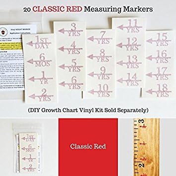Little Acorns ADD ON - DIY Vinyl Growth Chart Ruler - Height Marker Arrows ONLY