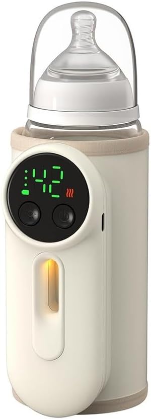 Portable Milk Heater for Babies 8000 mAh USB Baby Bottle Warmer for Different Bottle Shapes