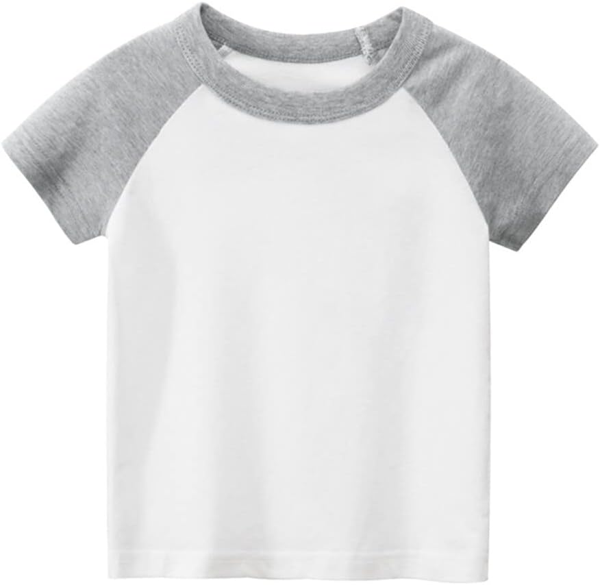 Boys' 4-Pack Excavator Short Sleeve Crewneck T-Shirts Top Tee Size 2-7 Years Toddler Boys' Value Pack Cotton T-Shirt