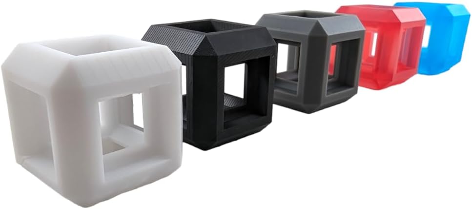 Switch Fidget Cube Tester with Mechanical Keyboard Switches and Keycaps (Black)