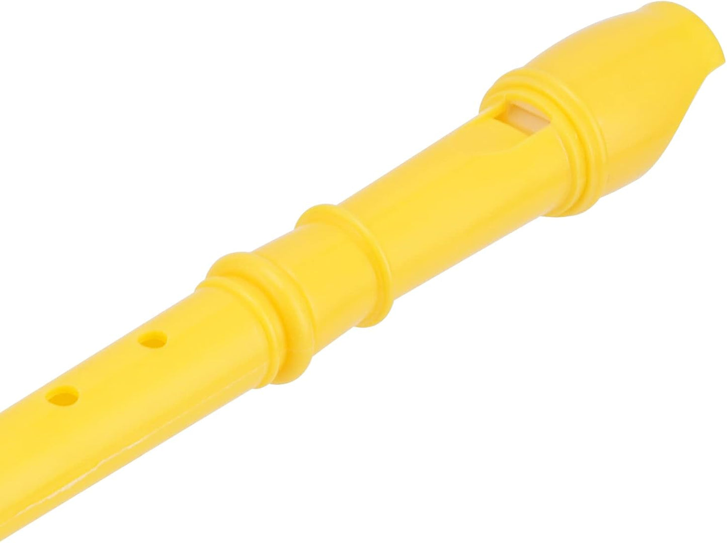 20 Pack Descant Soprano Recorder, 8 Hole Soprano Recorder Recorder Instrument with Cleaning Rod for Beginners, Yellow