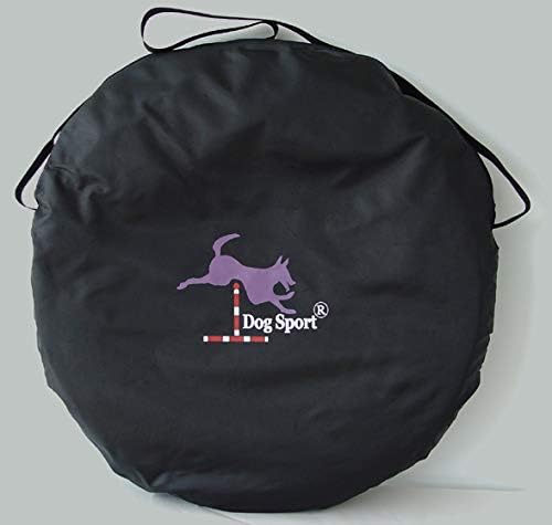 14' Dog Agility Tunnel with Stakes, Multiple Colors Available (Red)