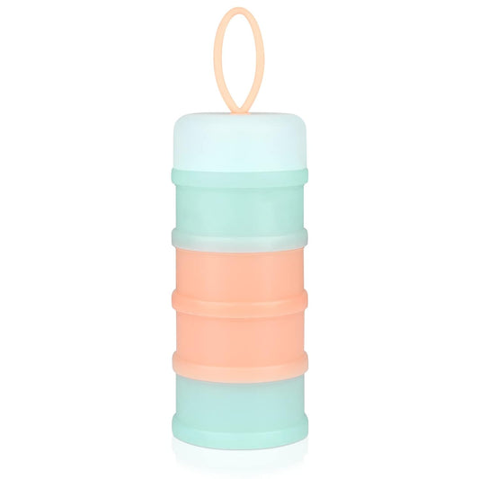 Accmor Baby Formula Dispenser On The Go, Stackable Formula Dispenser for Travel Formula Container to Go, Non-Spill Milk Powder Baby Kids Snack Storage Container, BPA Free