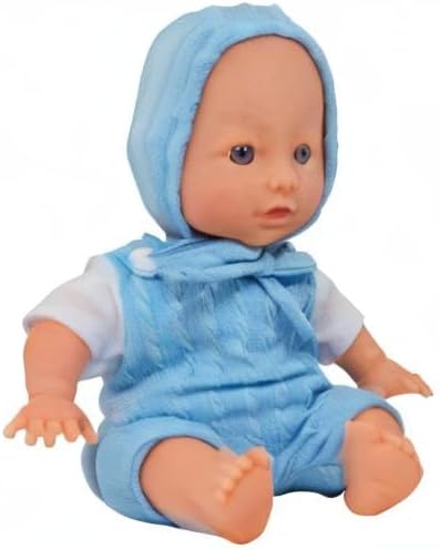12 inch Realistic Baby Doll with Soft Body and Vinyl Head, Arms, and Legs, Beautiful Soft Baby Doll Dressed in a Matching Onesie and Hat – Packaged in a Gift Box– Ideal Size for Toddlers, Boys, Girls