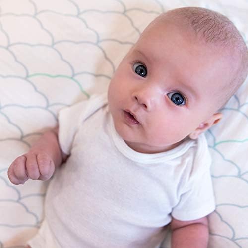 Newton Baby Fitted Single Layer Crib Sheet (2-Pack) - Ultra Breathable and Soft, Organic Cotton, Fits All Standard Cribs, White Dreamweaver