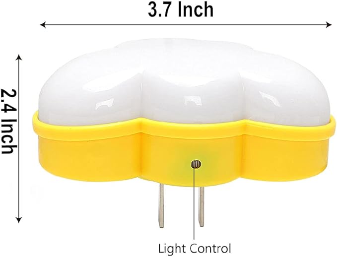 AUSAYE Sensor LED Night Light Plug-in Night Lights for Kids Adults, Cute Dream Lighting Wall Lamp Cloud NightLight for Bedroom Bathroom,Toilet,Stairs,Kitchen,Hallway Home Decor