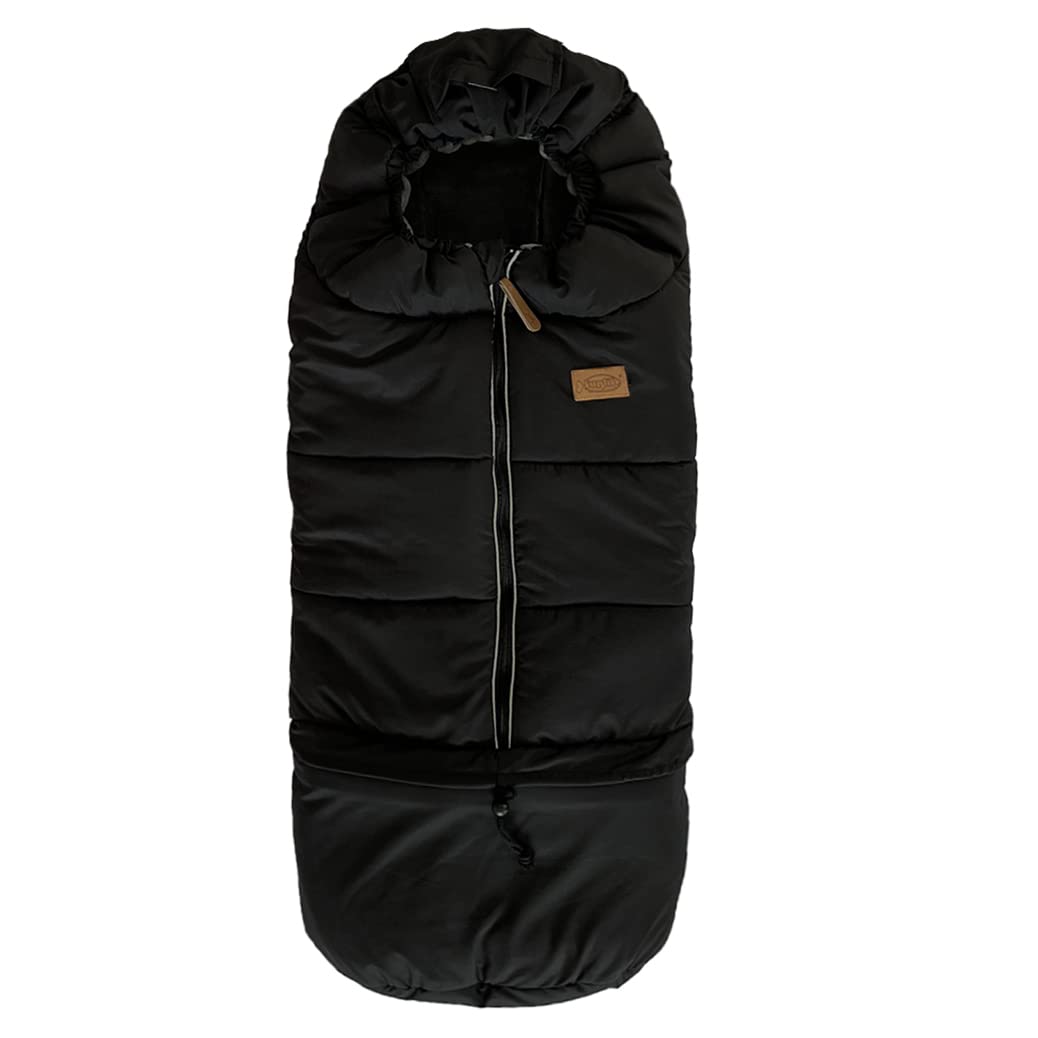 funlife Universal Stroller Bunting Bag for 0-5T with Length Extension,Ultra Soft Waterproof Outdoor Sleeping Bag with Hoodie,Warm Winter Stroller Blanket for Infant Toddler