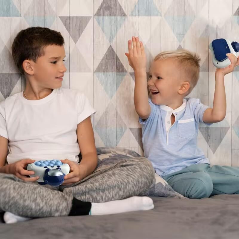 Quick Push Bubble Game,Pop Bubble Fidget Game Toy,Fast Push Popping Game Toys for Kids 3-12 for Boys and Girls, Handheld Puzzle Game Sensory Toys Halloween Xmas Birthday Gifts