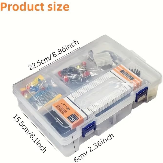 RFID kit for Arduino UNO R3 Upgraded Learning kit with Retail Box RFID Arduino UNO R3 Starter kit with LCD Display, breadboard, sensors and More Than 40 Components