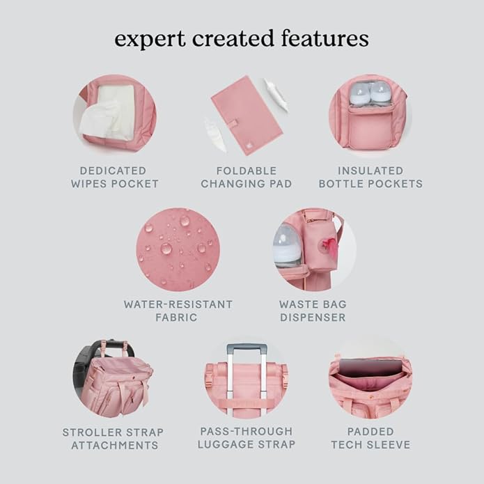 Huggies Signature Hug Weekender Tote Diaper Bag