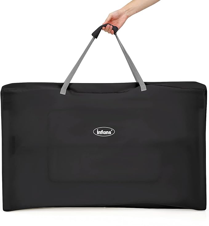 INFANS Baby Bassinet Bedside Crib, Newborn Sleeper w/Large Storage Basket, Adjustable Heights, Detachable &Washable Mattress, Breathable Mesh, Straps, Easy Moving Bed Side (Grey)