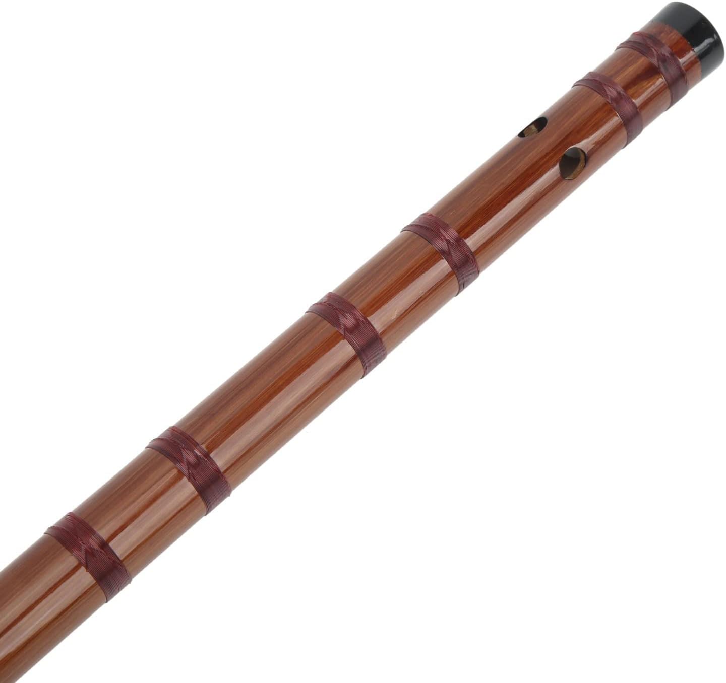 Bamboo Flute, C D E F G Key Dizi Chinese Traditional Recorder Musical Instrument for Playing Performance(G Key)