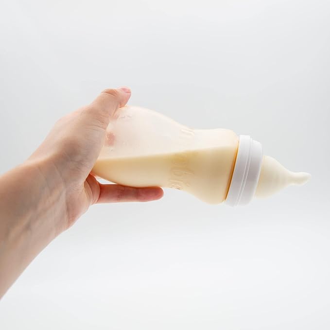 Minbie 9 - Months + Breastfeeding Baby Bottle - Anti Colic & Reflux, PPSU BPA Free