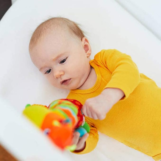 BLOOBLOOMAX Sock rattles for Babies 0-24 Months Baby Animal Foot Finder Educational Toys