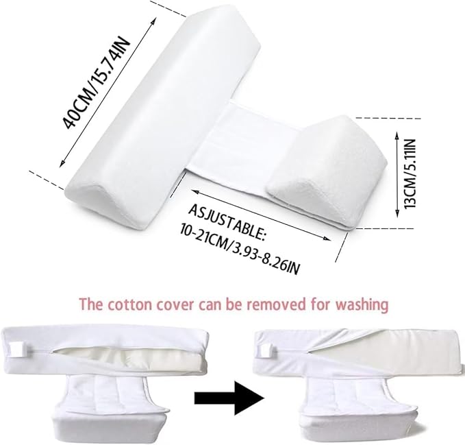 Baby Side Sleeper Weddge Adjustable Soft and Breathable Pillow