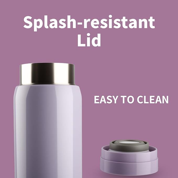 Portable Bottle Warmer for Travel: 7 OZ Heating for Breast Milk Formula & Water-Purple