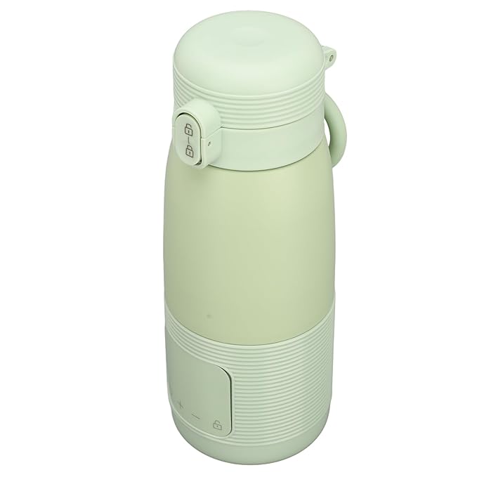 Portable Bottle Warmer, Digital Display Portable Milk Warmer for Breastmilk, Temperature Control, Automatic Lock, Rechargeable Water Warmer Travel Milk Warmer for Outdoor Parks