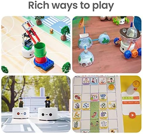 Matatalab Pro Set Coding Robot for Kids Ages 4+, STEM Educational Toy for Kids, Entry-Level Programming DIY Mechanical Building Blocks Robot, Learn to Code with Game