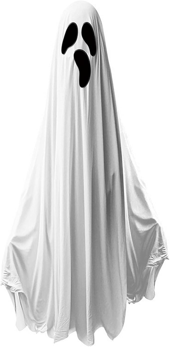 Halloween Ghost Window Clings for Glass 1 Sheets Ghost Window Decals Spooky Window Stickers Reusable Windows Cling for Halloween Fall Party Supplies Home School Office Glass Decorations