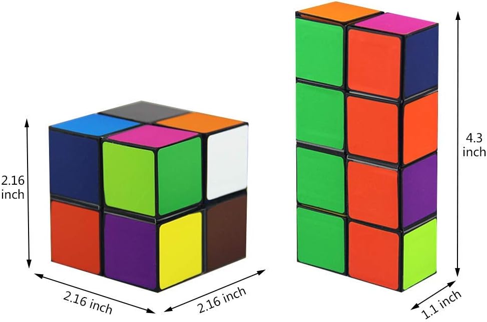 Star Cube Magic Cube Set, 2 in 1 Yoshimoto Cube for Kids and Adults, Toy for Boys and Girls Ages 8-12