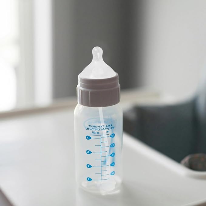 Totority 3pcs Weighted Straw Nipples for Bottles Soft and Design for Comfort for Teething and Transition Easy to Use and Clean