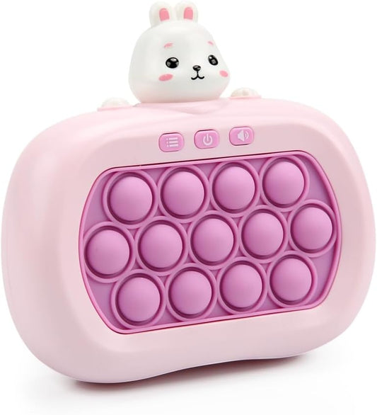 Fast Push Game | Light Up Fidget Toy | 2024 Upgraded Fast Push Game Pop Fidget Toys for Kids, Educational and Memory Growth | Speed Push Pop Game, Push Game Fidget Toy by AVBVCV(Rabbit)