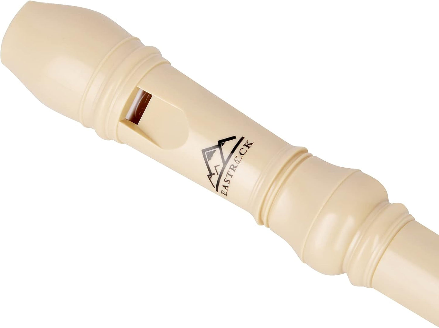 Eastrock Recorder Instrument Baroque Style Soprano Recorder White 3 Pieces for Beginners and professions with Cleaning Rod, Fingering Chart, Packing Bag, Thumb Rest