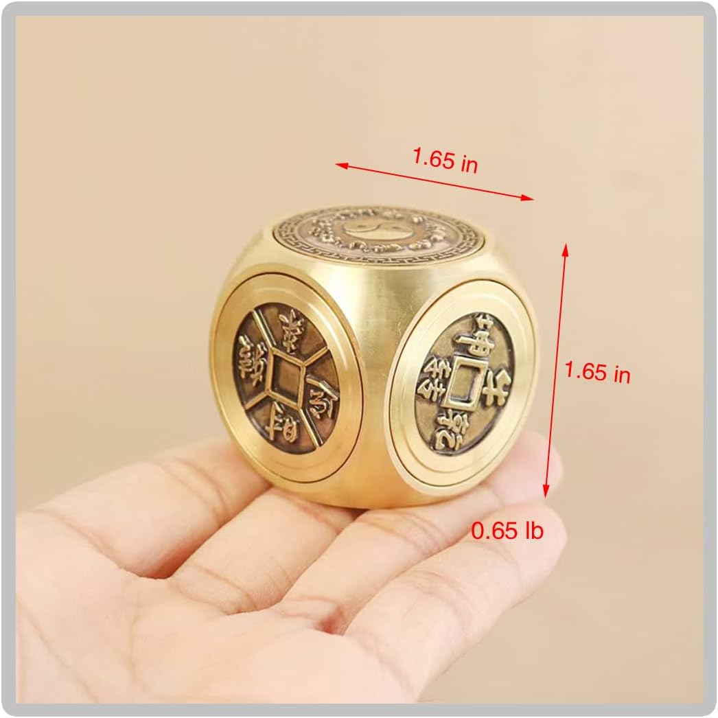 Uzi Copper Metal Adult Handheld Stress Relieving Toy. Relieve Anxiety, Tension and Other Fidgeting Scenarios-Promotes Focus and Clarity.Portable and Compact Design Concept (Large)