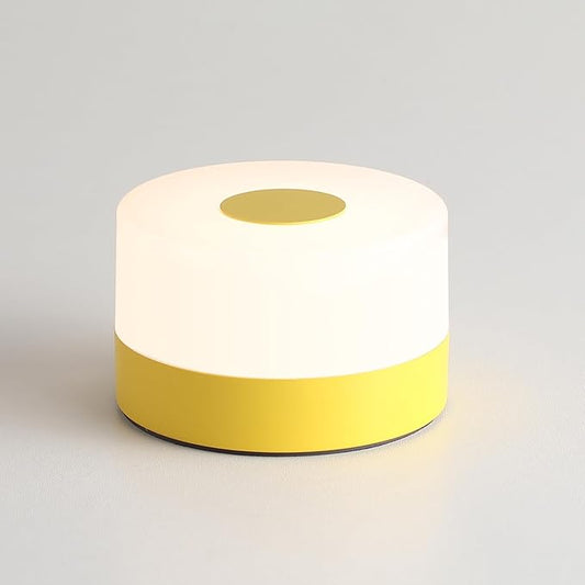 JUSHENG Night Light for Baby Nursery, USB Rechargeable Touch Lamp for Bedroom Nightstand with 3CCT & Dimming Function LED Battery Operated Lamp as Kids Night Light with Cute Design, Bright Yellow