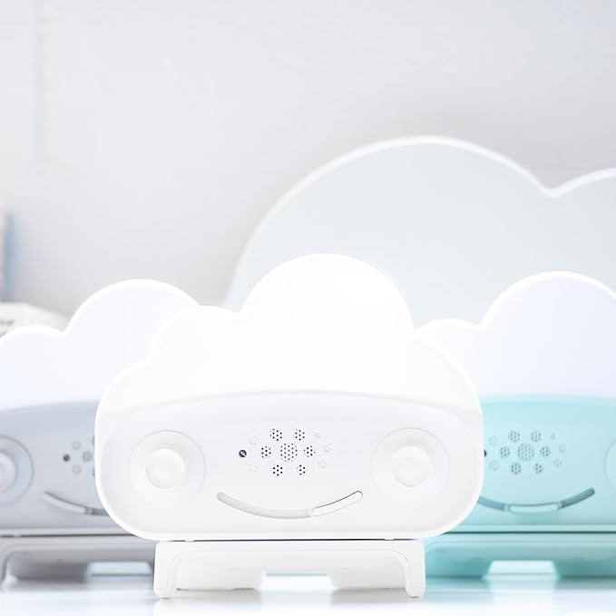 Happiest Baby SNOObie Smart White Noise Machine - Portable Baby Sound Machine with Night Light - 12 Soothing Sounds for Sleep Training, White