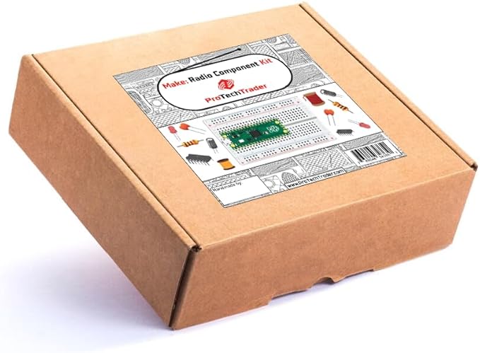 Make: Radio Electronics Kit - Component Pack Follows Experiments, DIY Projects, and Circuits Including Raspberry Pi Microcontroller Adaptations in the 2024 Paperback by Fredrik Jansson & Charles Platt